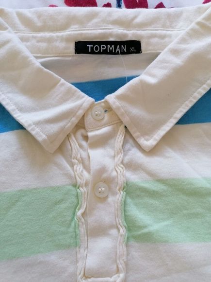 Topman Polo shirt Mens XL 42 To 44 Inch Chest 100% Cotton Fab Colours - Picture 7 of 14
